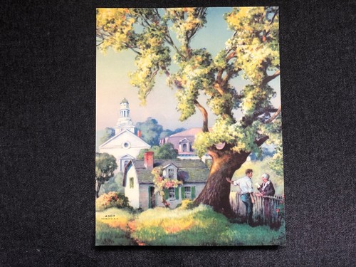Vintage art litho print - litho,