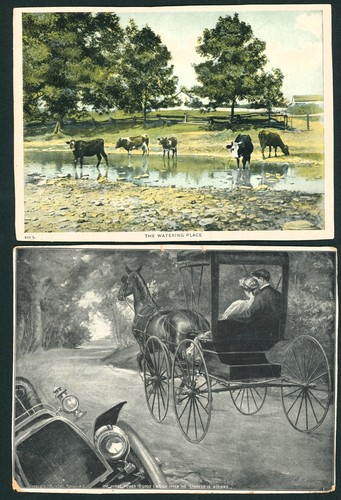 C1907 antique box - box, art